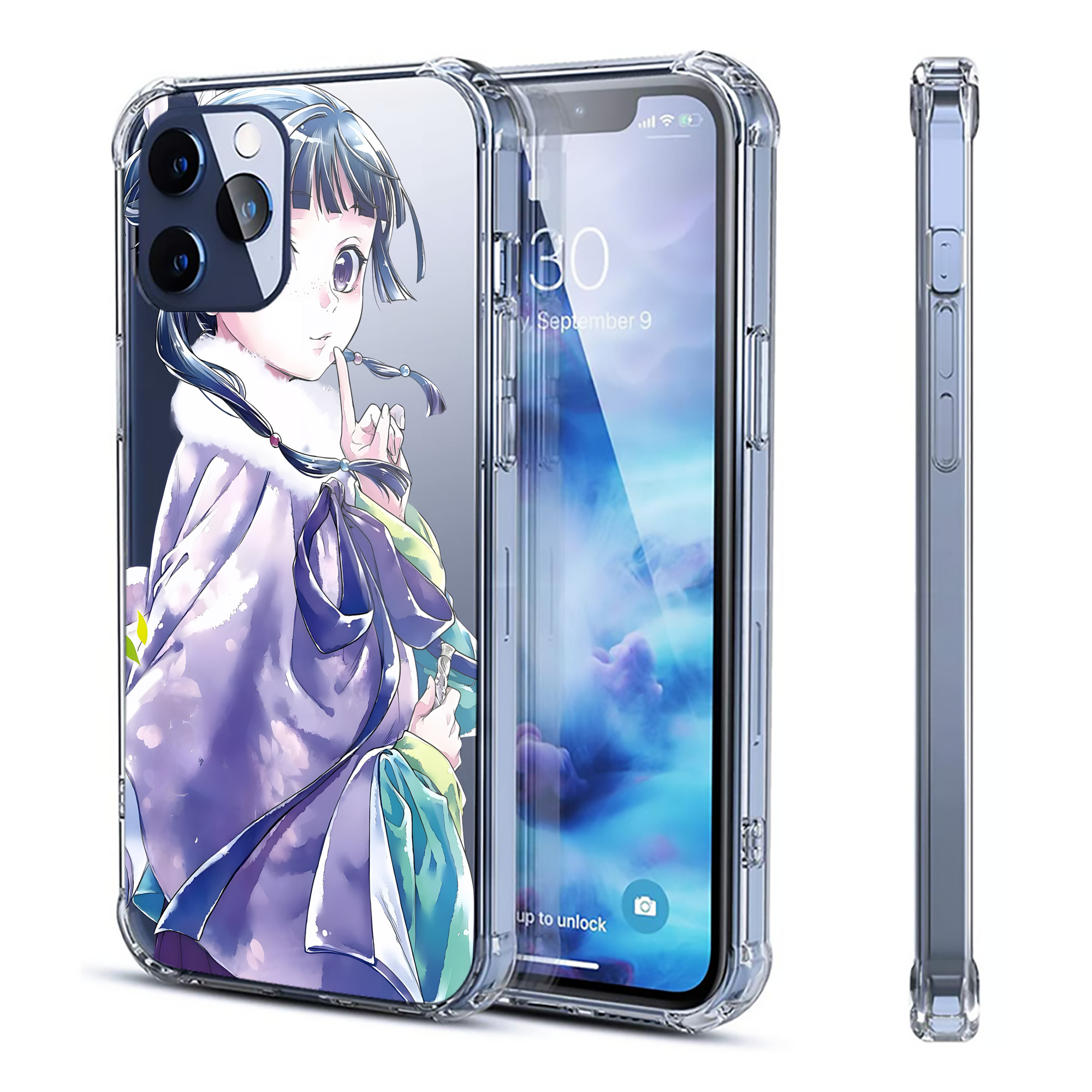 （画像用） 薬屋のひとりごと The Apothecary Diaries 【iPhone 12シリーズ対応】透明スマホケース（クリアソフトケース）